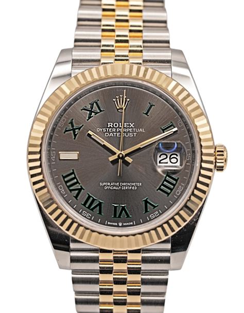 rolex datejust two tone gold dial|rolex datejust 41mm 126333.